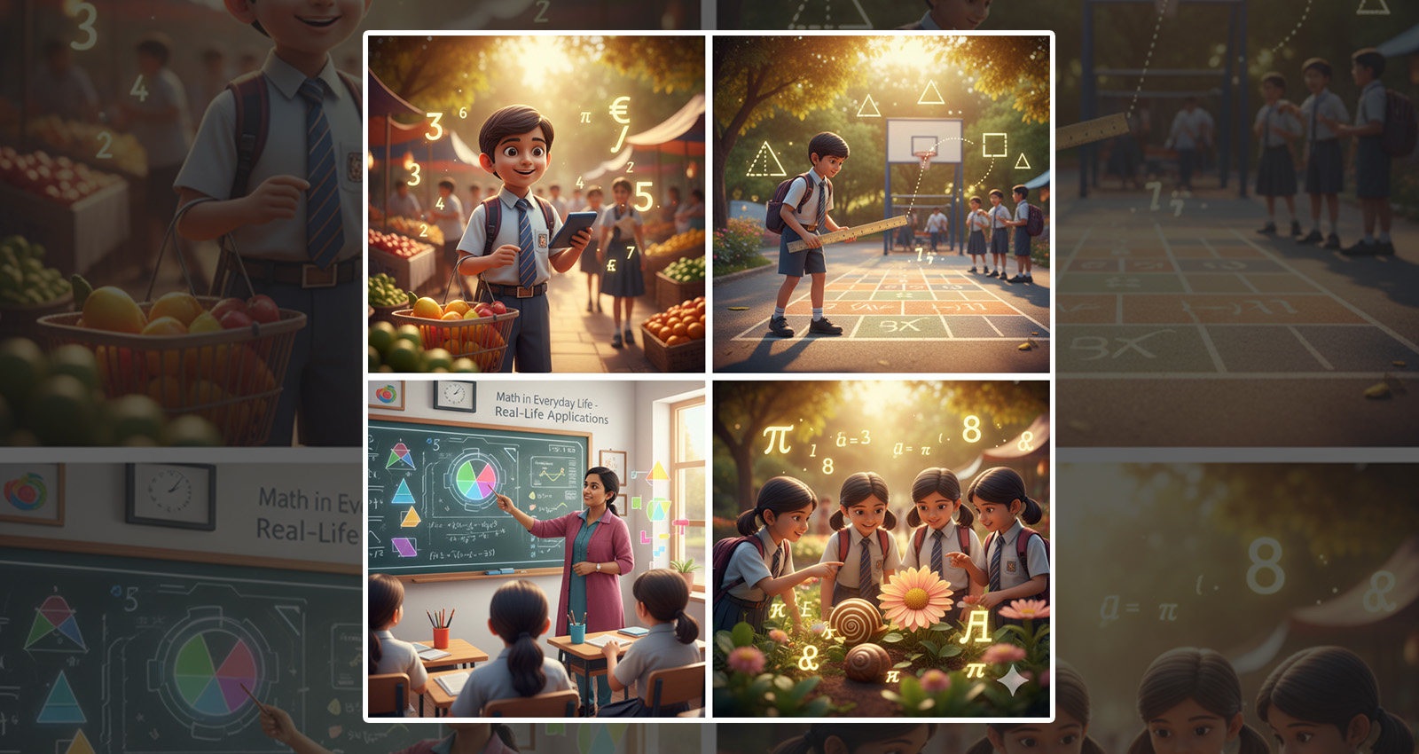 Math in Everyday Life – Real-Life Applications -V. Kuppan Mentor, ZER